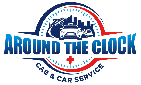 Around The Clock Cab & Car Service Logo